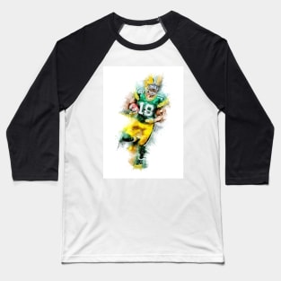 Football Player AWESOME abstract watercolor splatter artwork for all the GRIDIRON fans Baseball T-Shirt